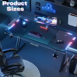Lighted Gaming Desk