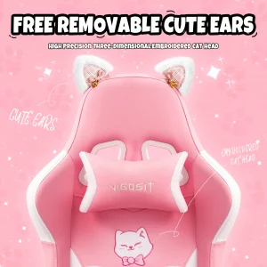 Ergonomic Gaming Chair with Lumbar Support - Thumbnail Image 9