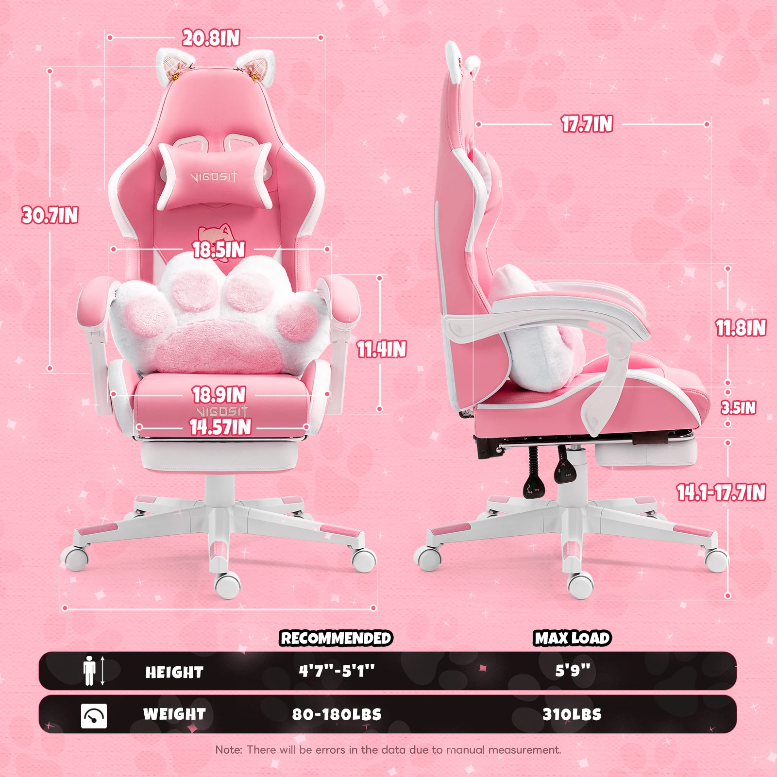 Ergonomic Gaming Chair with Lumbar Support - Image 6