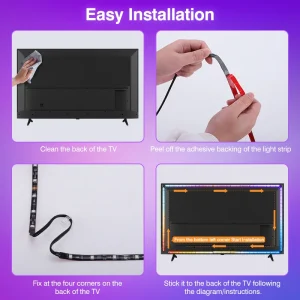 Color Real-Time Sync LED Light Strip - Thumbnail Image 6