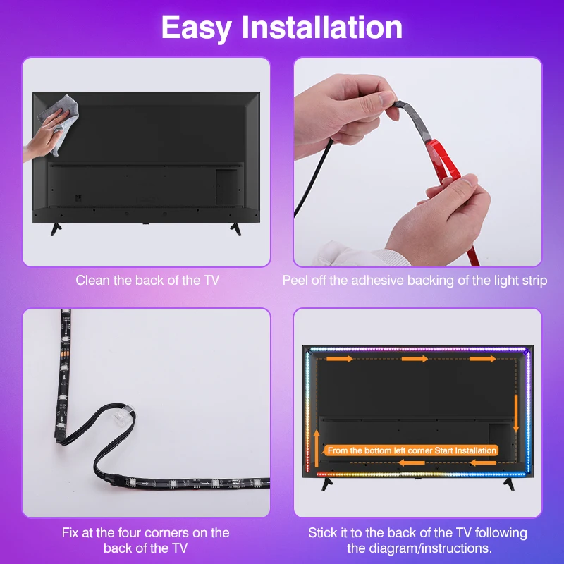 Color Real-Time Sync LED Light Strip - Image 6