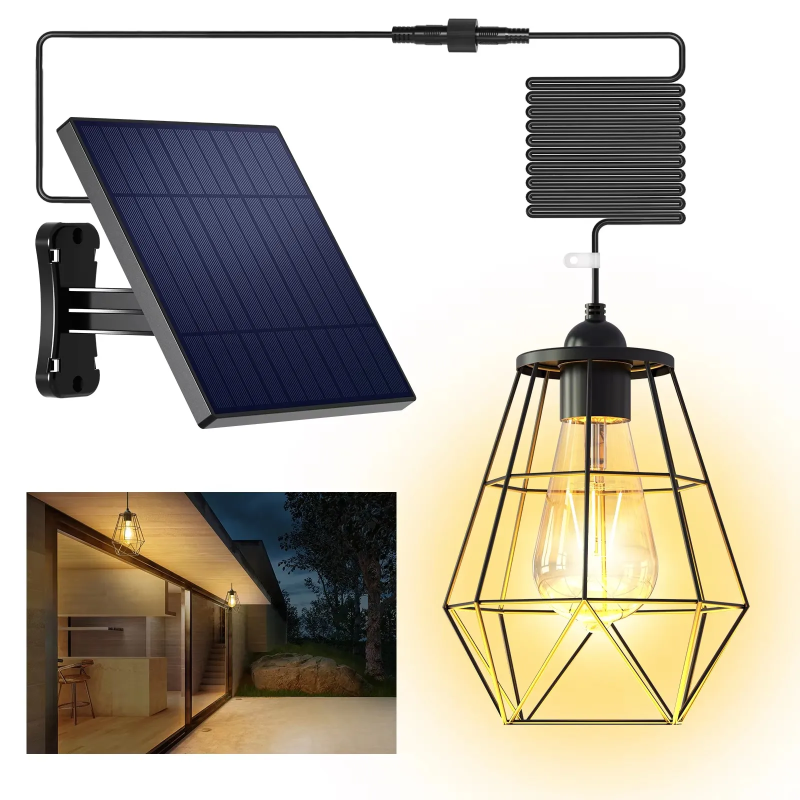Solar Pendant Lights Indoor ,Outdoor Lamp - Image 8