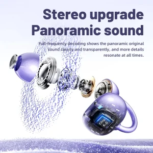 Open Ear Clip Bluetooth Headphones - Thumbnail Image 9