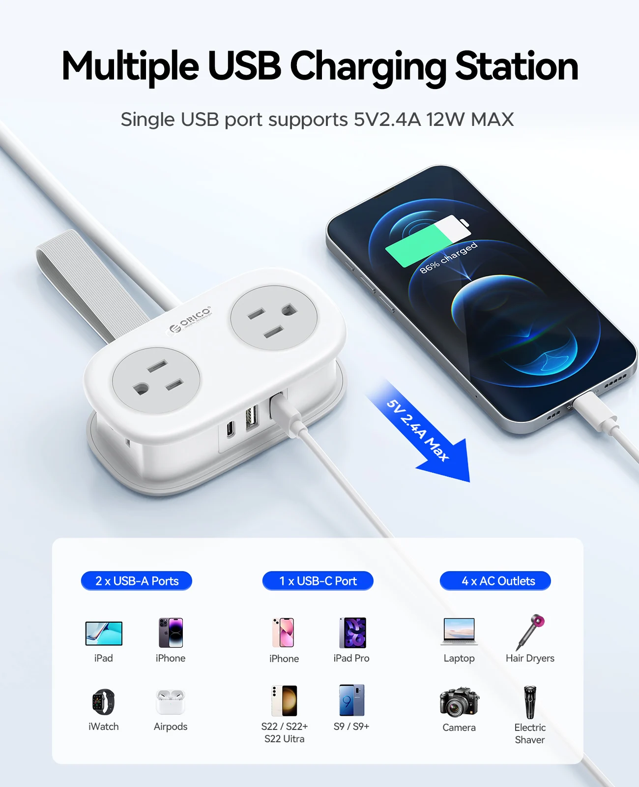 Portable Travel Power Strip - Image 9