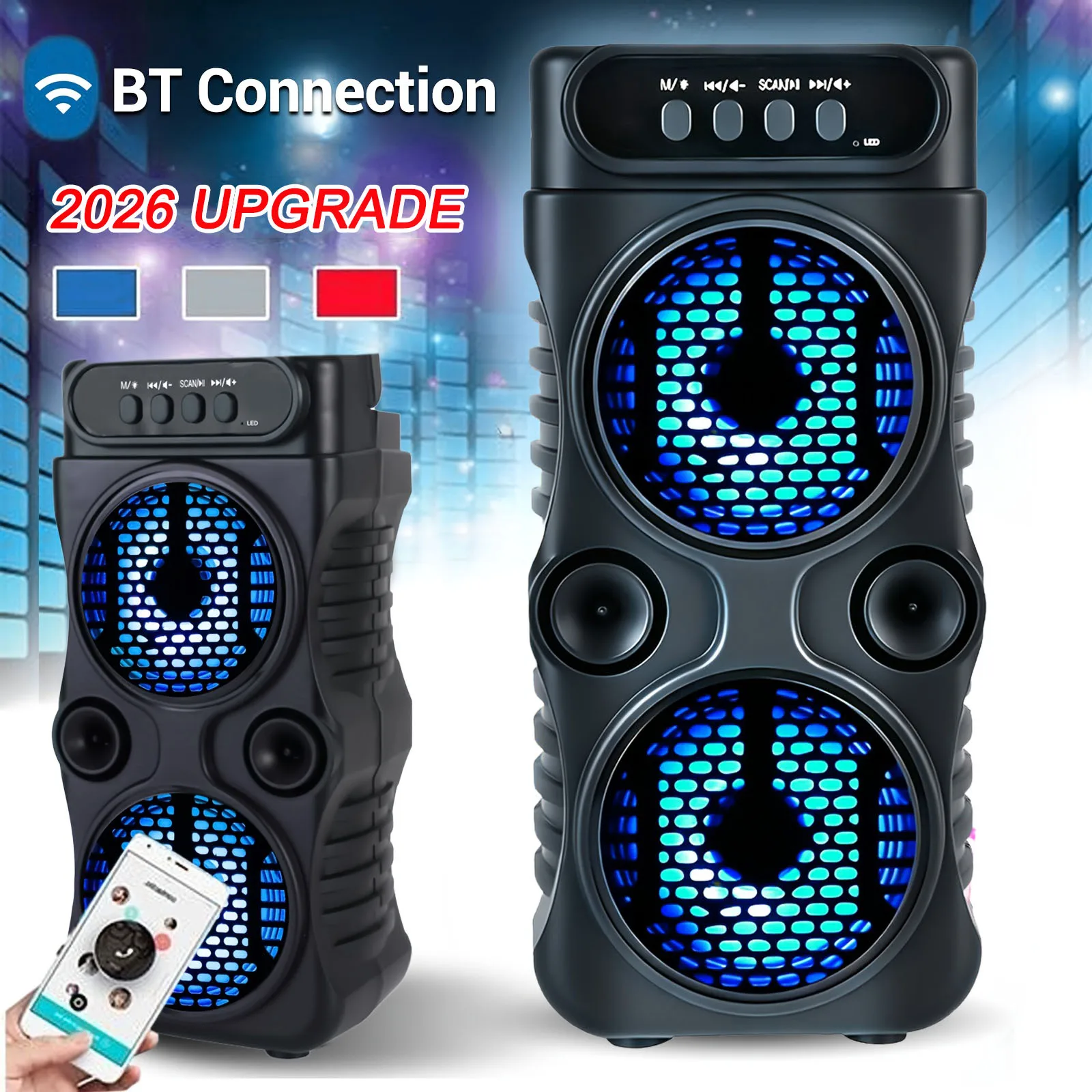 Portable wireless Bluetooth speaker - Image 3
