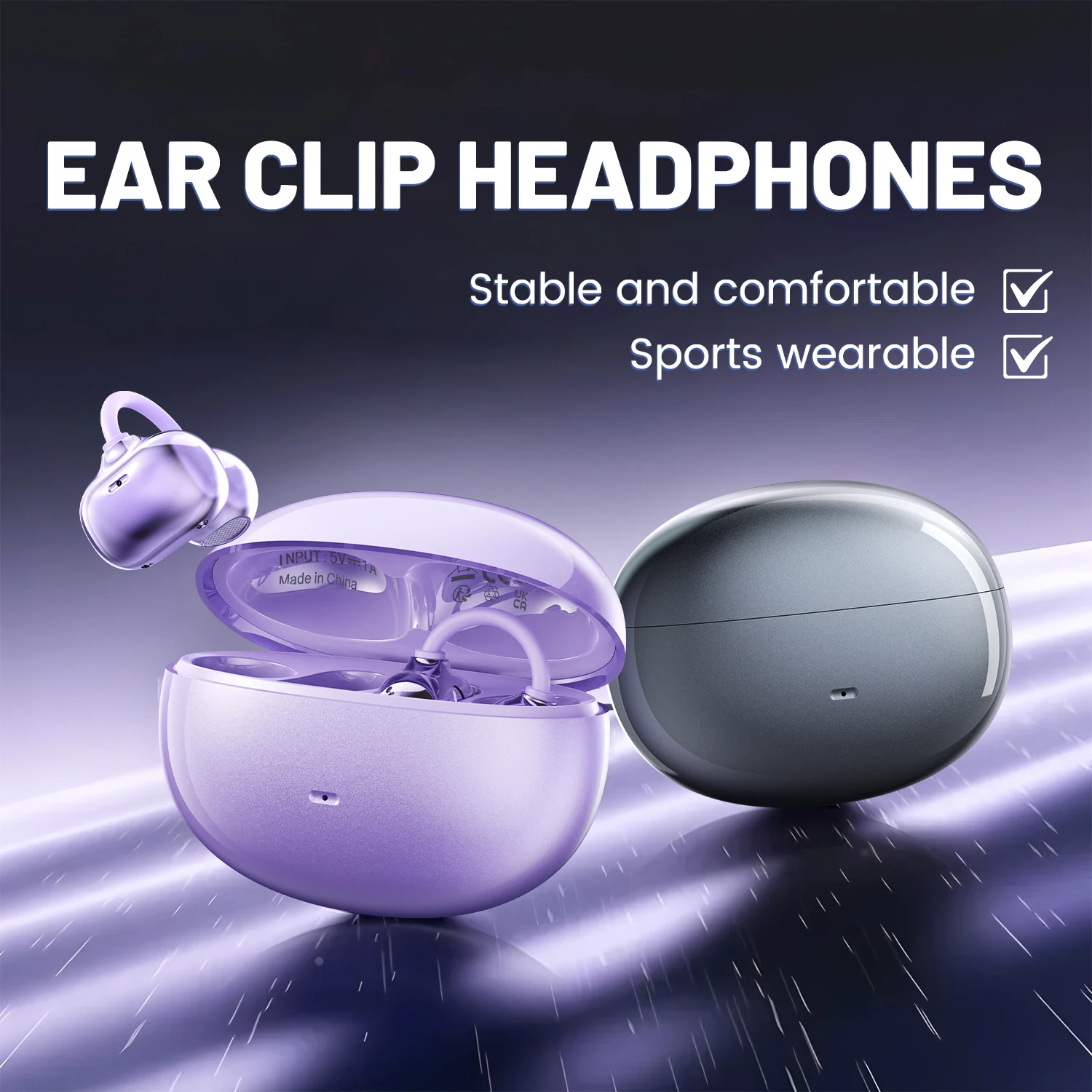 Open Ear Clip Bluetooth Headphones - Image 8