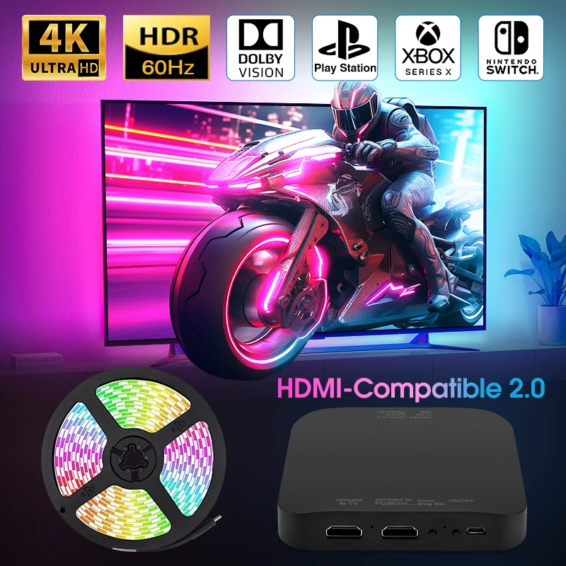 Color Real-Time Sync LED Light Strip - Image 3