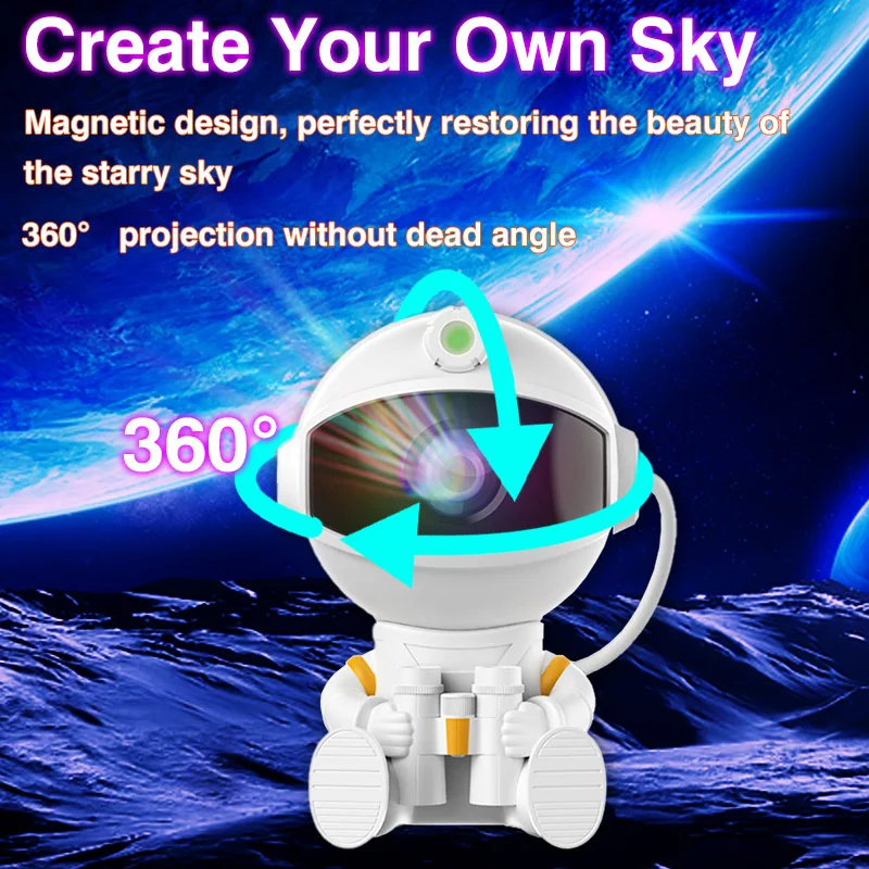 Astronaut Projector Galaxy Starry Night Light - Image 3
