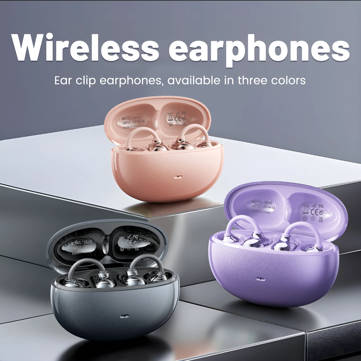 Open Ear Clip Bluetooth Headphones - Image 7