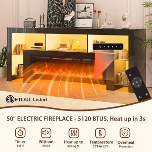Fireplace TV Stand  Entertainment Center i - Thumbnail Image 5