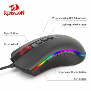 Redragon PC Gaming Mouse - Thumbnail Image 6