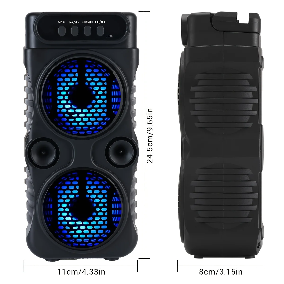 Portable wireless Bluetooth speaker - Image 4