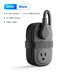 Portable Travel Power Strip - Thumbnail Image 2