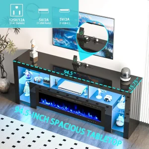 Fireplace TV Stand  Entertainment Center i - Thumbnail Image 3