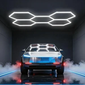 Hexagon  LED Lights, for Gaming Room, Gym, Garage - Thumbnail Image 8