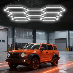 Hexagon  LED Lights, for Gaming Room, Gym, Garage - Thumbnail Image 7