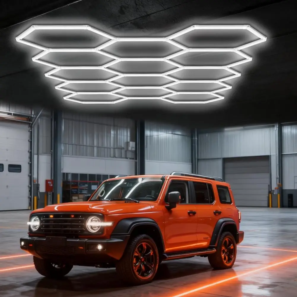 Hexagon  LED Lights, for Gaming Room, Gym, Garage - Image 4