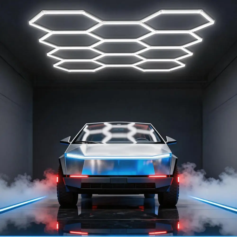 Hexagon  LED Lights, for Gaming Room, Gym, Garage - Image 2