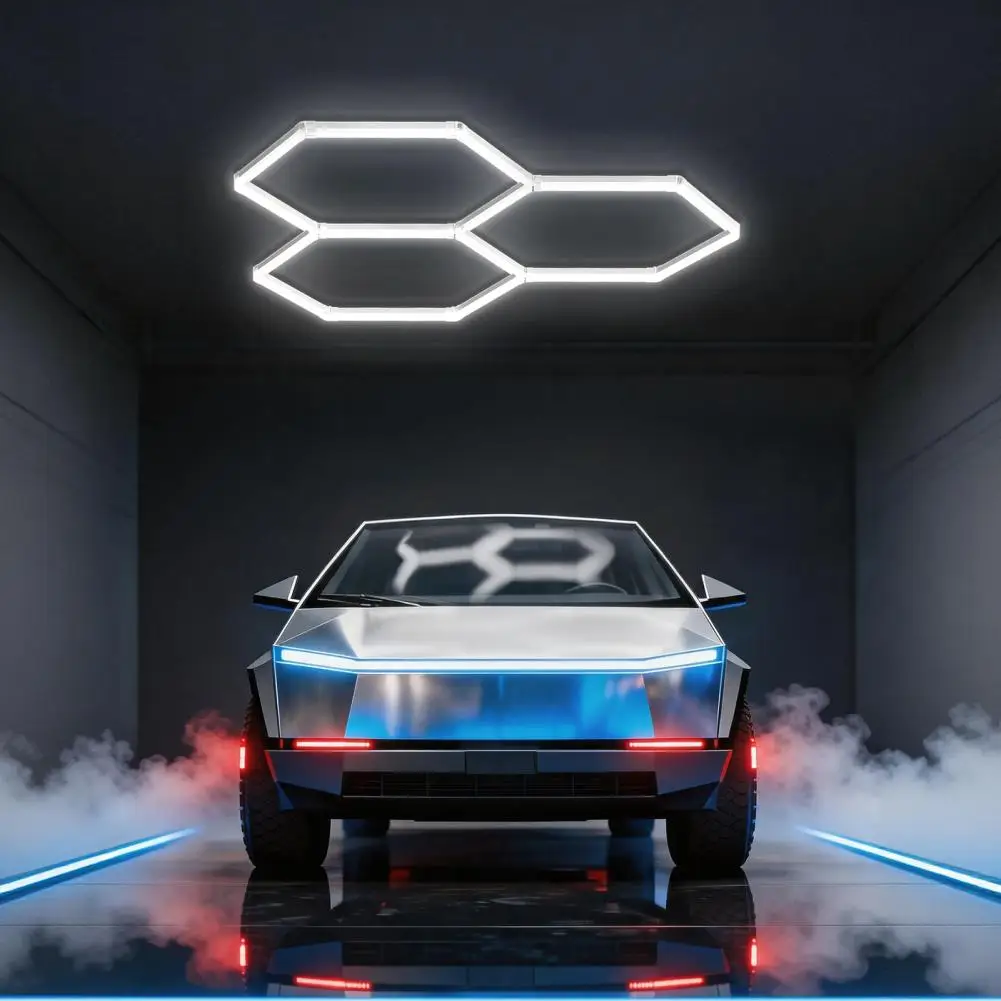 Hexagon  LED Lights, for Gaming Room, Gym, Garage - Image 9