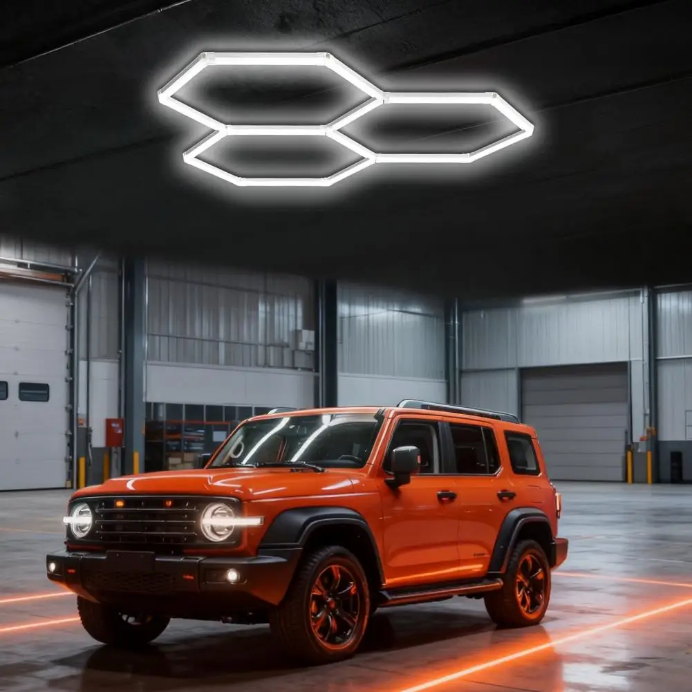 Hexagon  LED Lights, for Gaming Room, Gym, Garage - Image 6